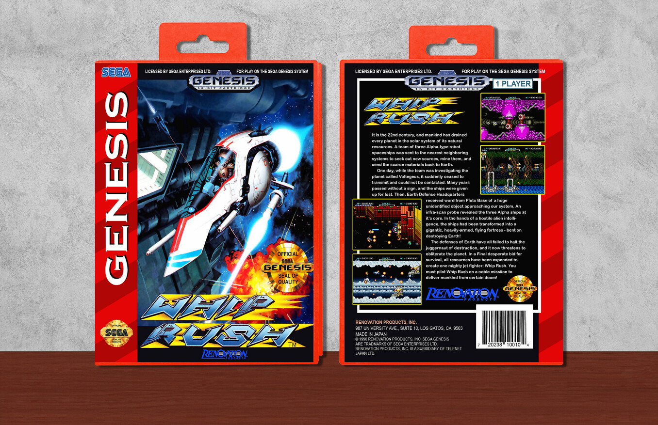 Whip Rush, Case Color: Red