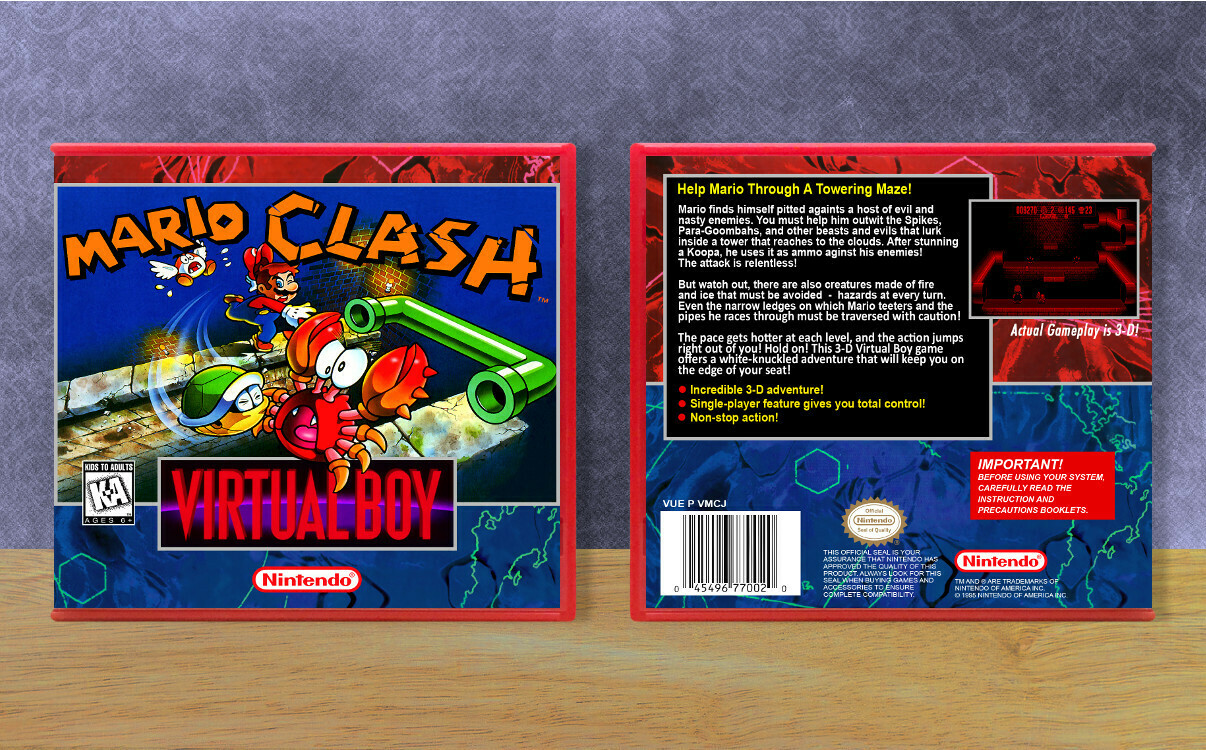Mario Clash, Case Color: Red