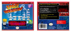 Space Invaders Virtual Collection - Virtual Boy Case