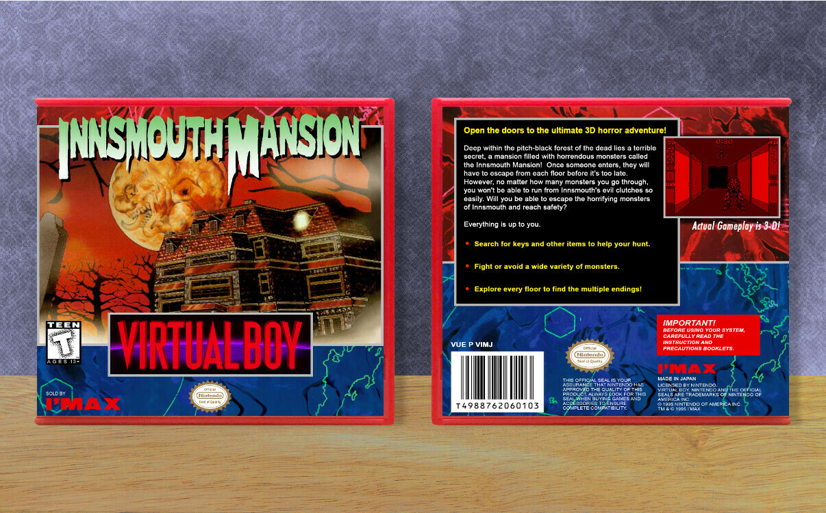 Insmouse No Yakata (English Translation), Case Color: Red