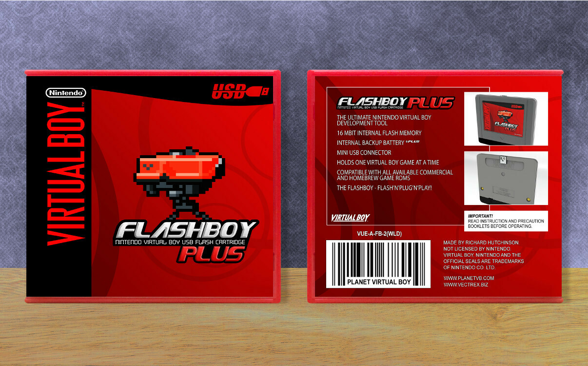 FlashBoy Plus (Red Spine), Case Color: Red