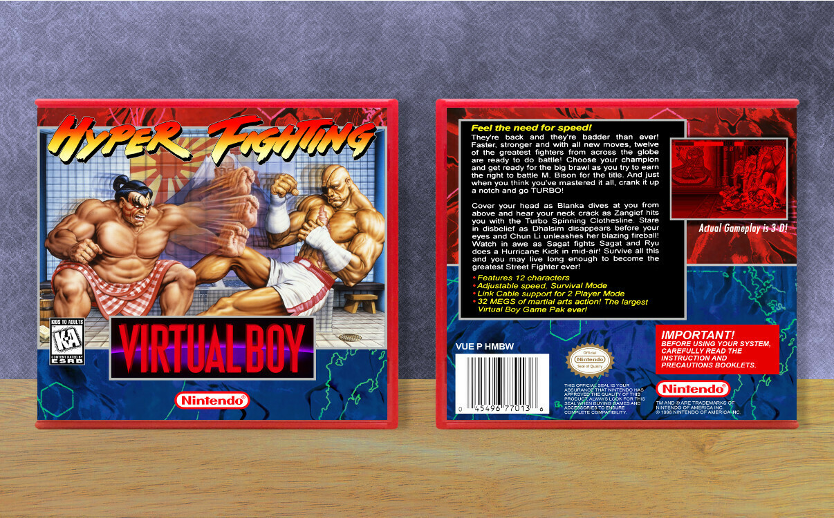 Hyper Fighting, Case Color: Red