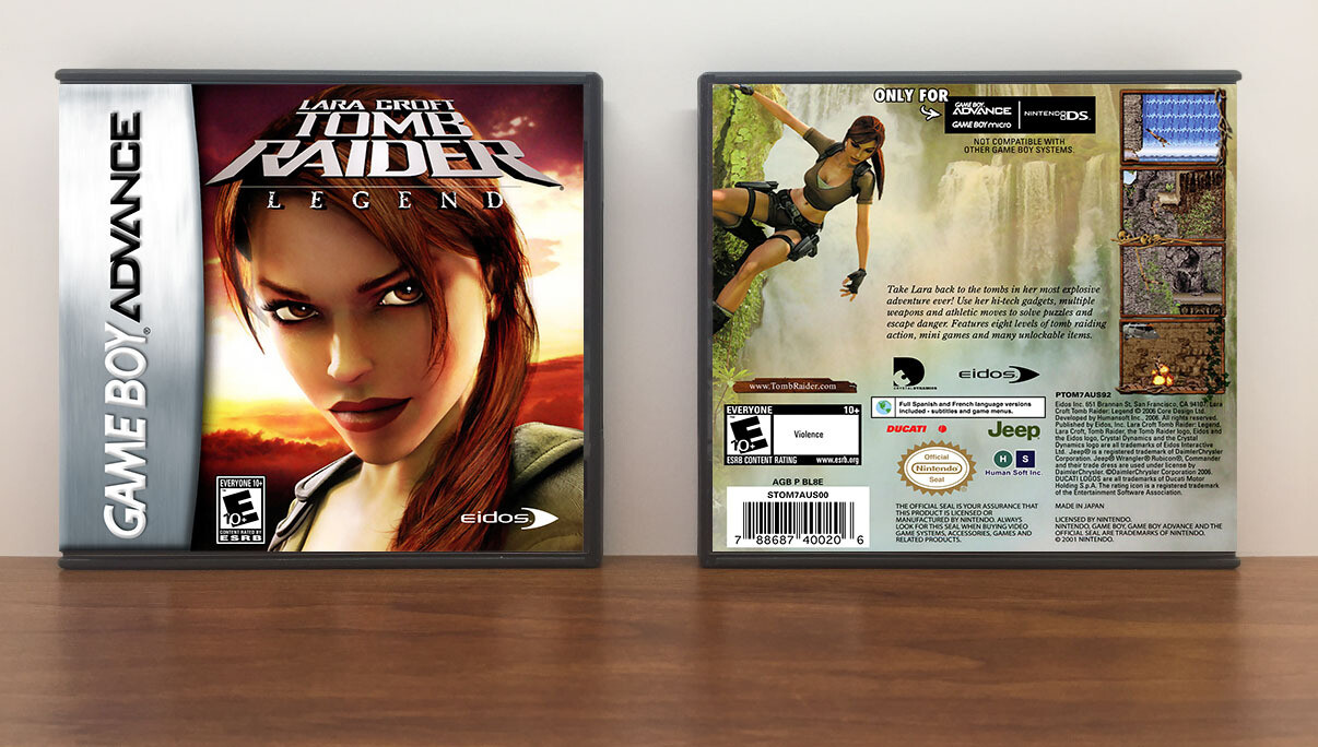 Tomb Raider: Legend, Artwork Spine Color: Chrome