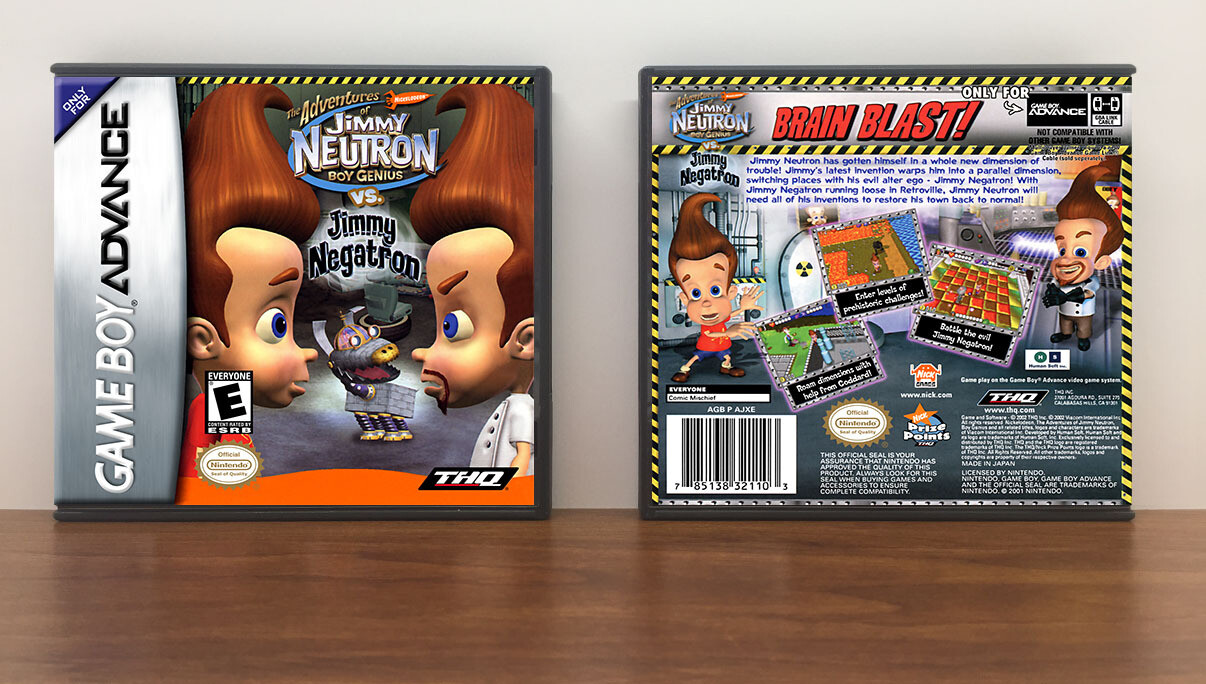 Jimmy Neutron vs. Jimmy Negatron, Artwork Spine Color: Chrome