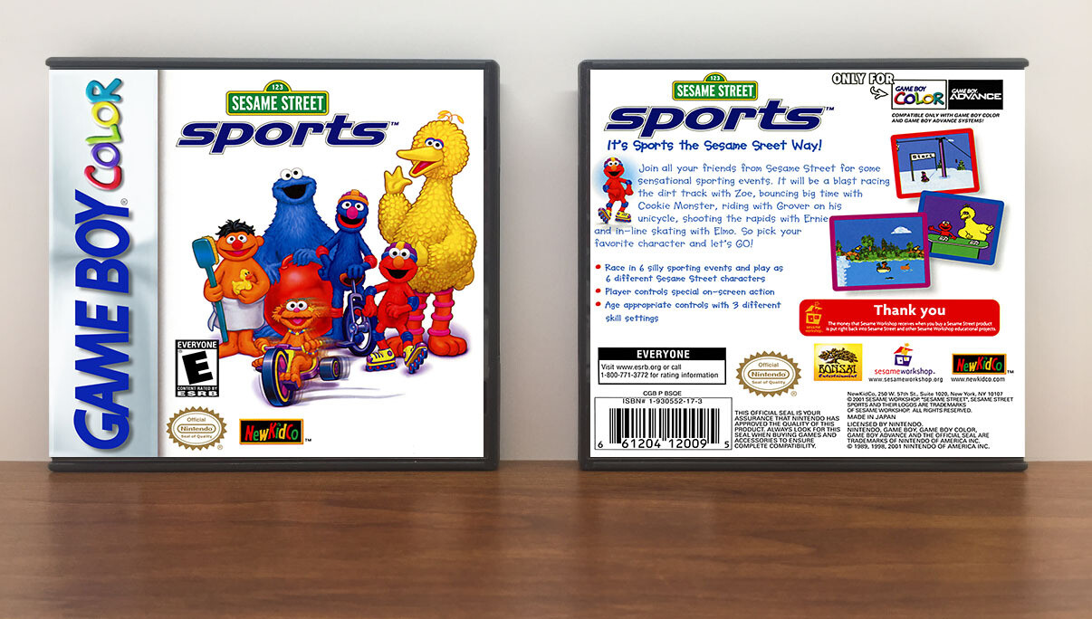 Sesame Street Sports, Artwork Spine Color: Chrome