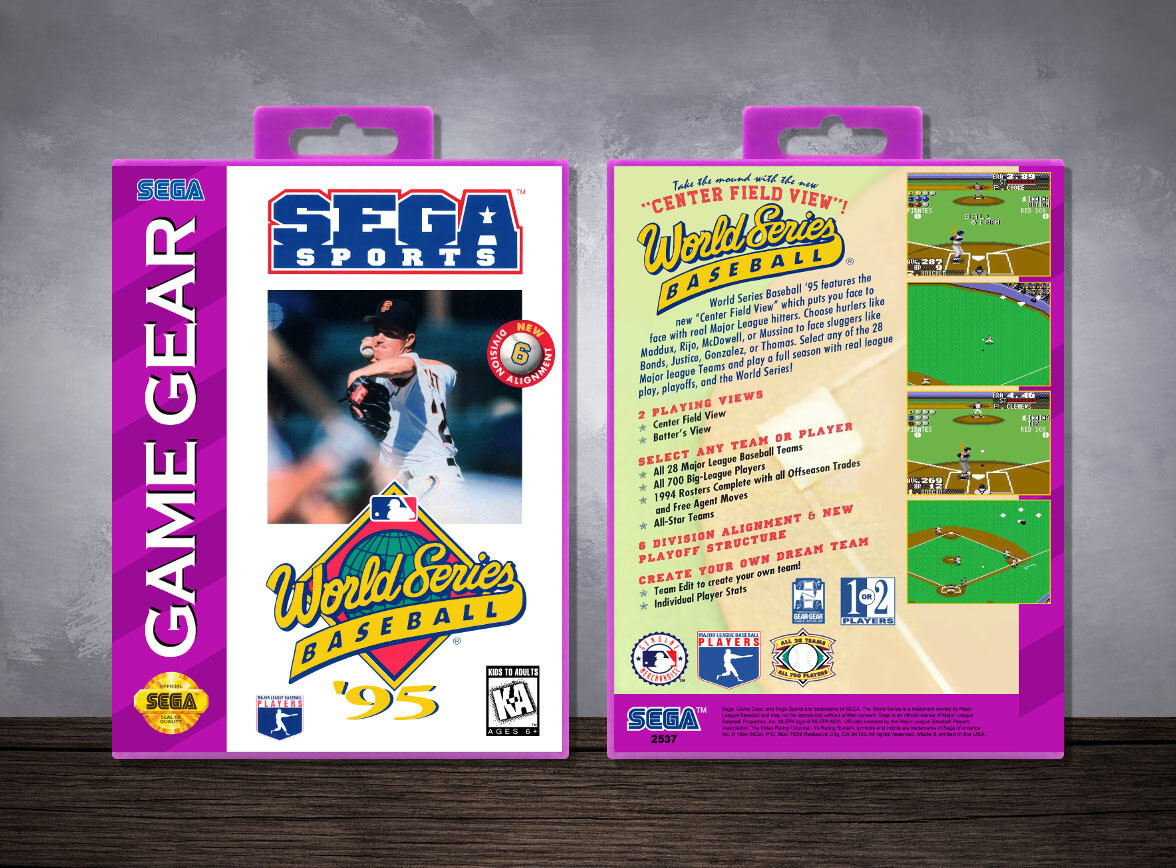 World Series Baseball '95, Case Color: Purple