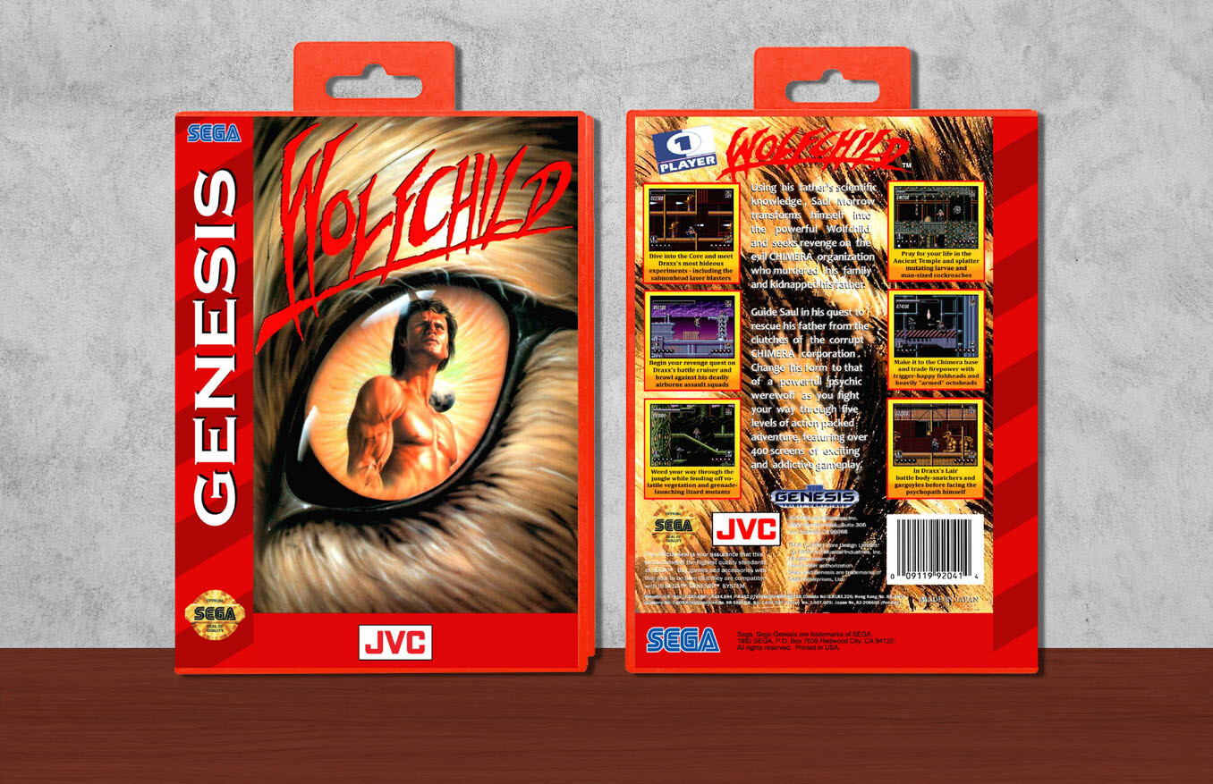 Wolfchild, Case Color: Red