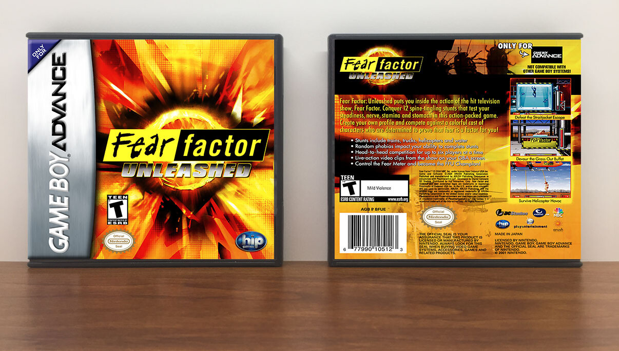 Fear Factor: Unleashed, Artwork Spine Color: Chrome