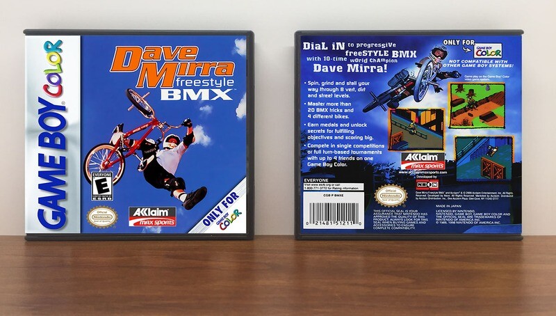 Dave Mirra Freestyle BMX, Artwork Spine Color: Chrome