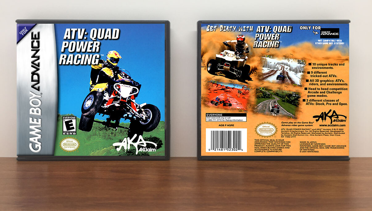 ATV Quad Power Racing, Artwork Spine Color: Chrome