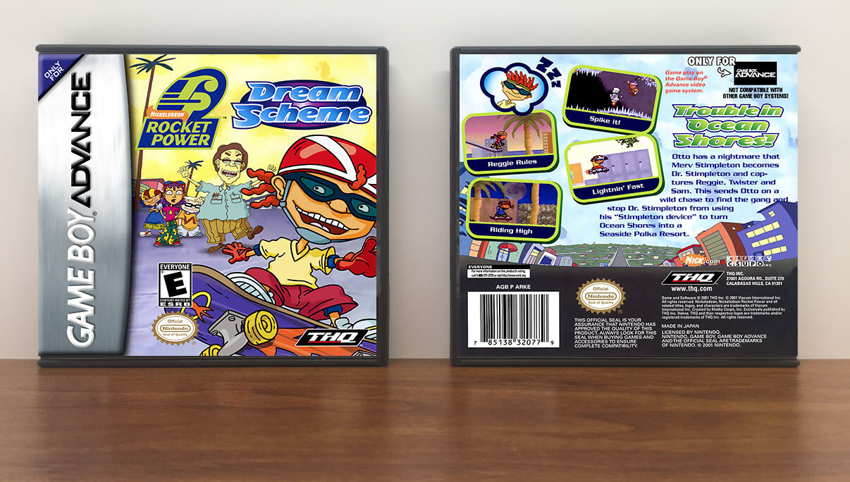 Rocket Power: Dream Scheme, Artwork Spine Color: Chrome