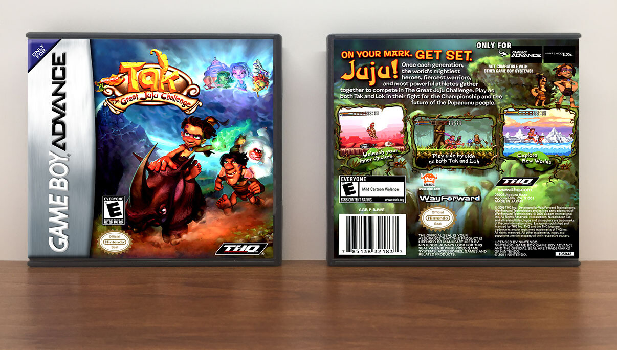 Tak: The Great Juju Challenge, Artwork Spine Color: Chrome