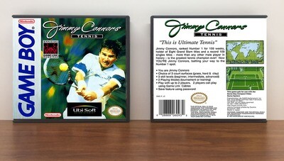 Jimmy Connors Tennis, Artwork Spine Color: Chrome