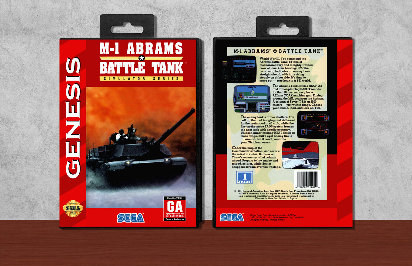 M-1 Abrams Battle Tank, Case Color: Black