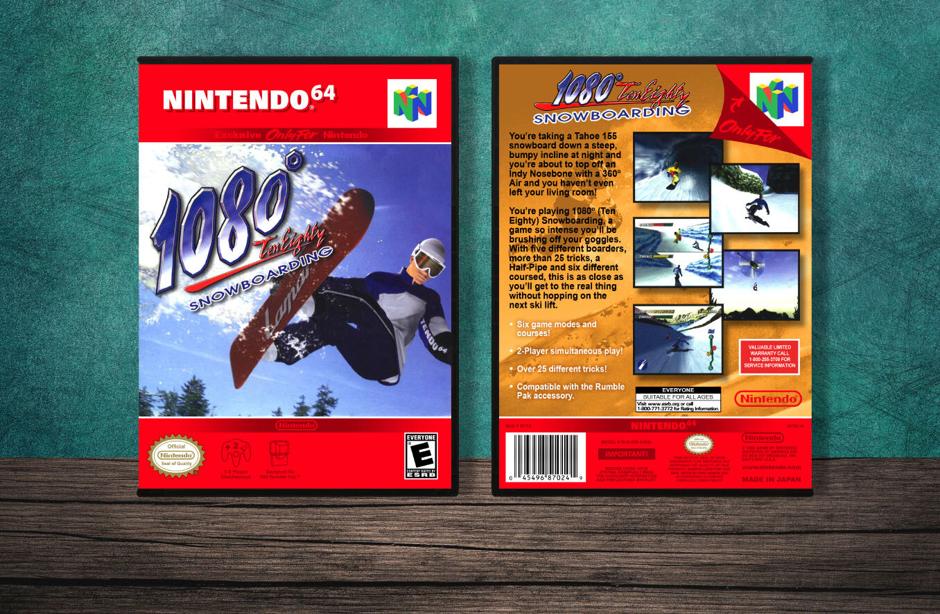 1080 Snowboarding, Case Color: DARK GREY (OEM DS CASE COLOR)