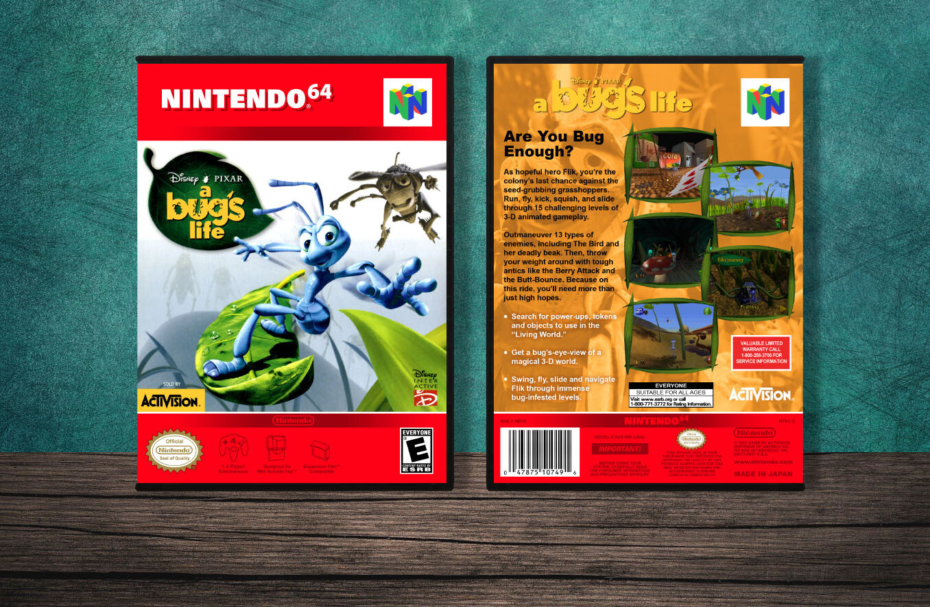 A Bug&#39;s Life, Case Color: DARK GREY (OEM DS CASE COLOR)
