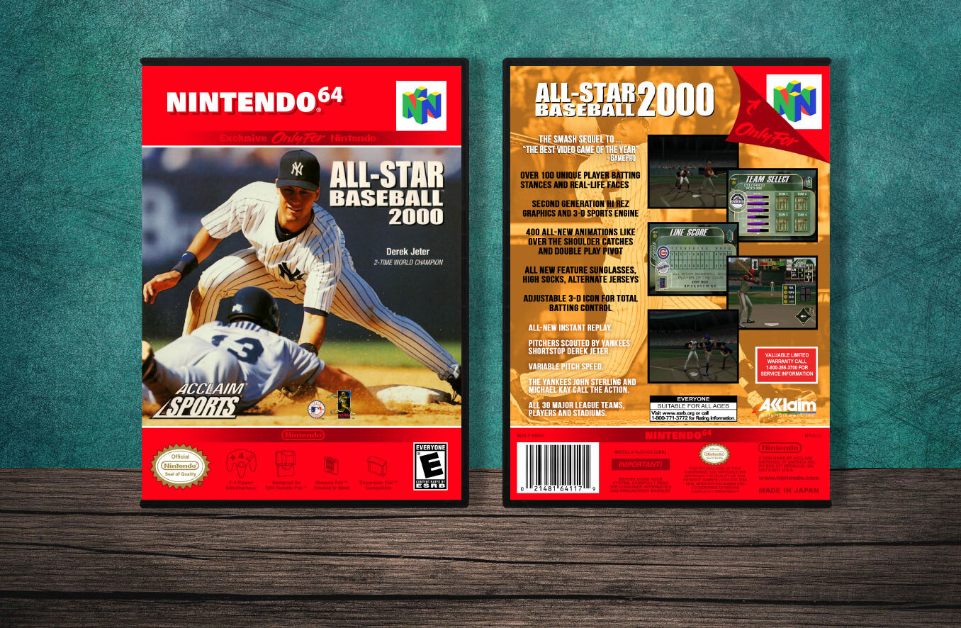 All-Star Baseball 2000, Case Color: DARK GREY (OEM DS CASE COLOR)