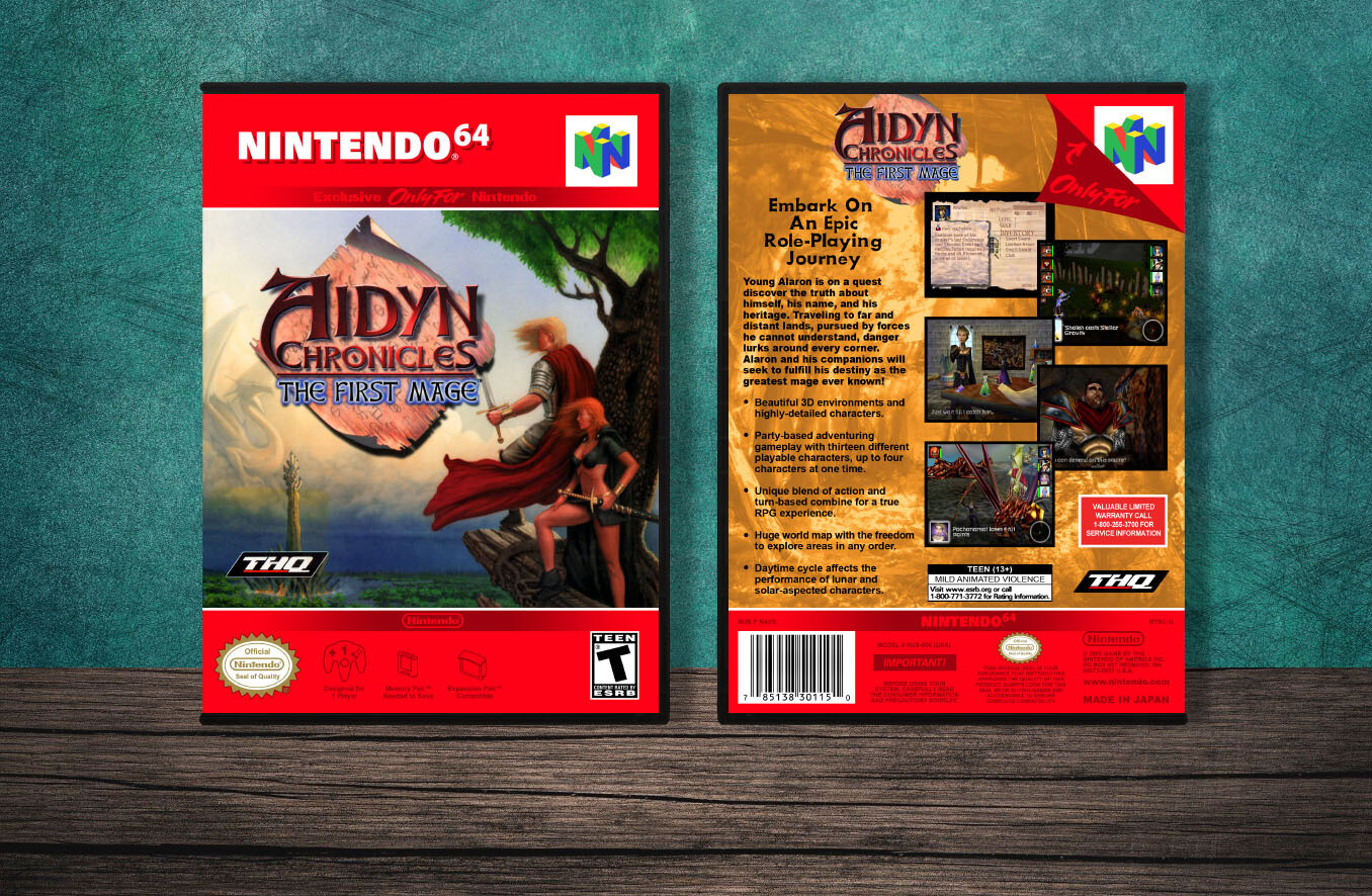 Aidyn Chronicles: The First Mage, Case Color: DARK GREY (OEM DS CASE COLOR)