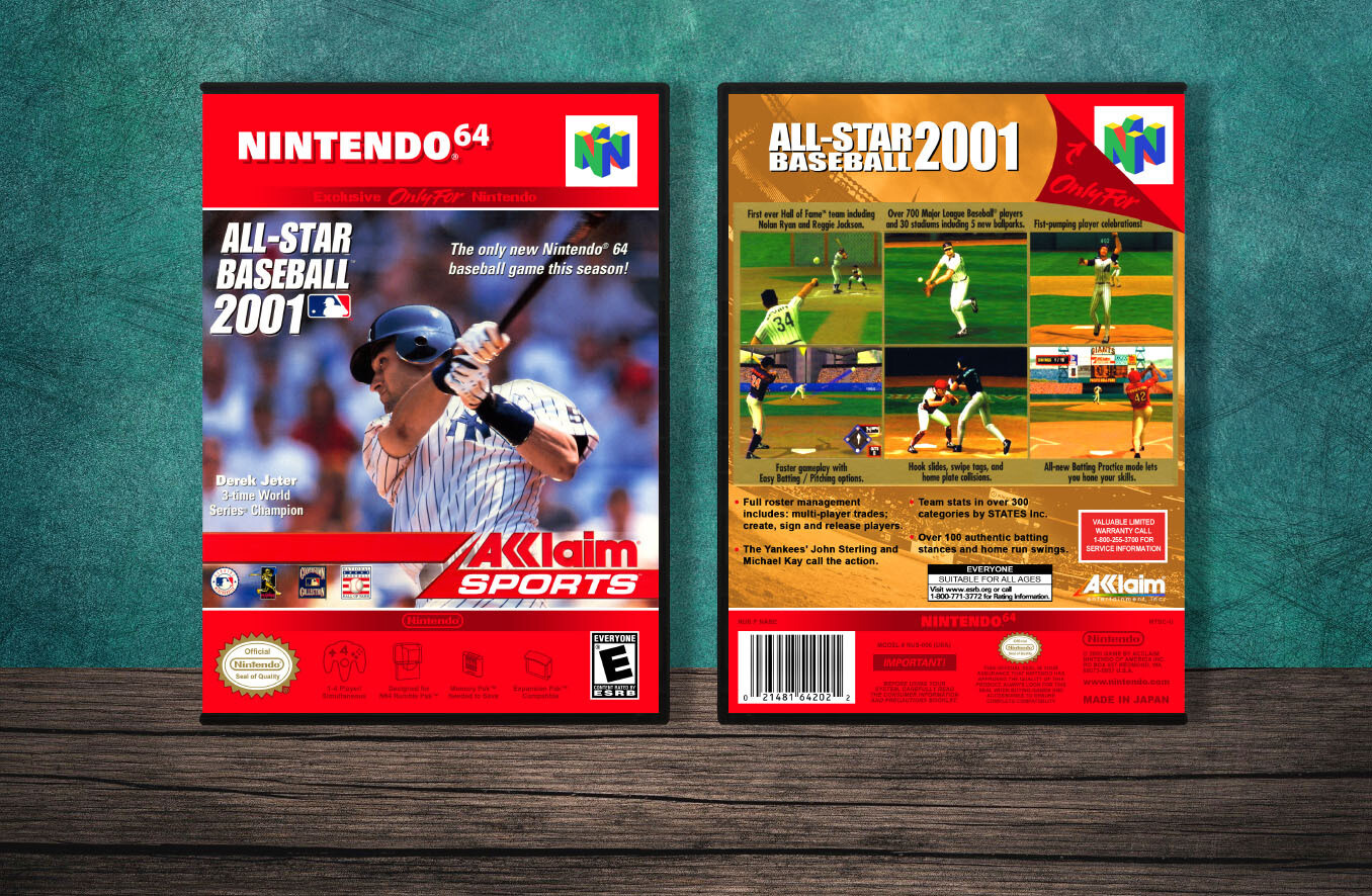 All-Star Baseball 2001, Case Color: DARK GREY (OEM DS CASE COLOR)