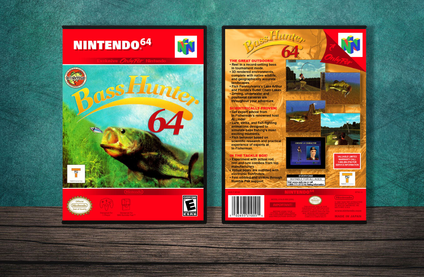 Bass Hunter 64, Case Color: DARK GREY (OEM DS CASE COLOR)