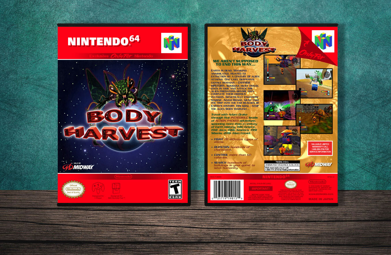 Body Harvest, Case Color: DARK GREY (OEM DS CASE COLOR)