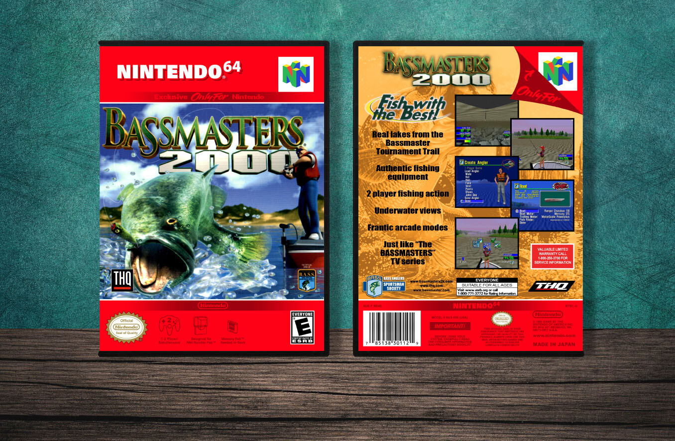 Bass Masters 2000, Case Color: DARK GREY (OEM DS CASE COLOR)