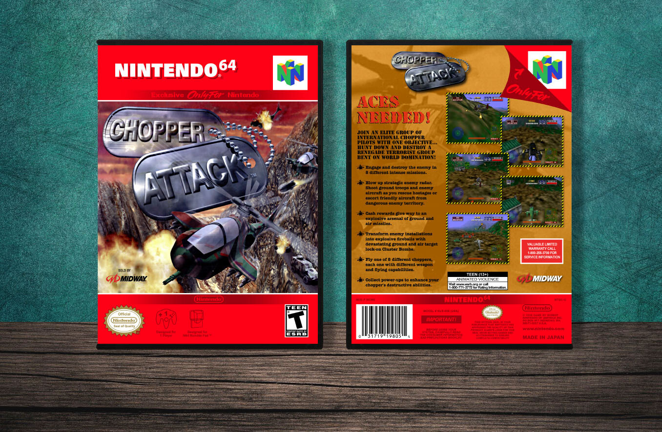 Chopper Attack, Case Color: DARK GREY (OEM DS CASE COLOR)