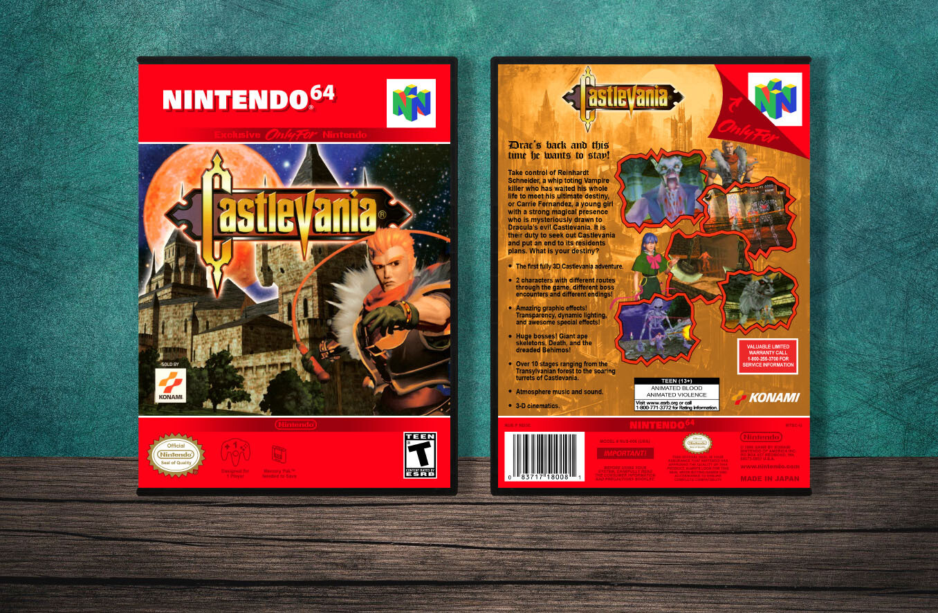 Castlevania, Case Color: DARK GREY (OEM DS CASE COLOR)