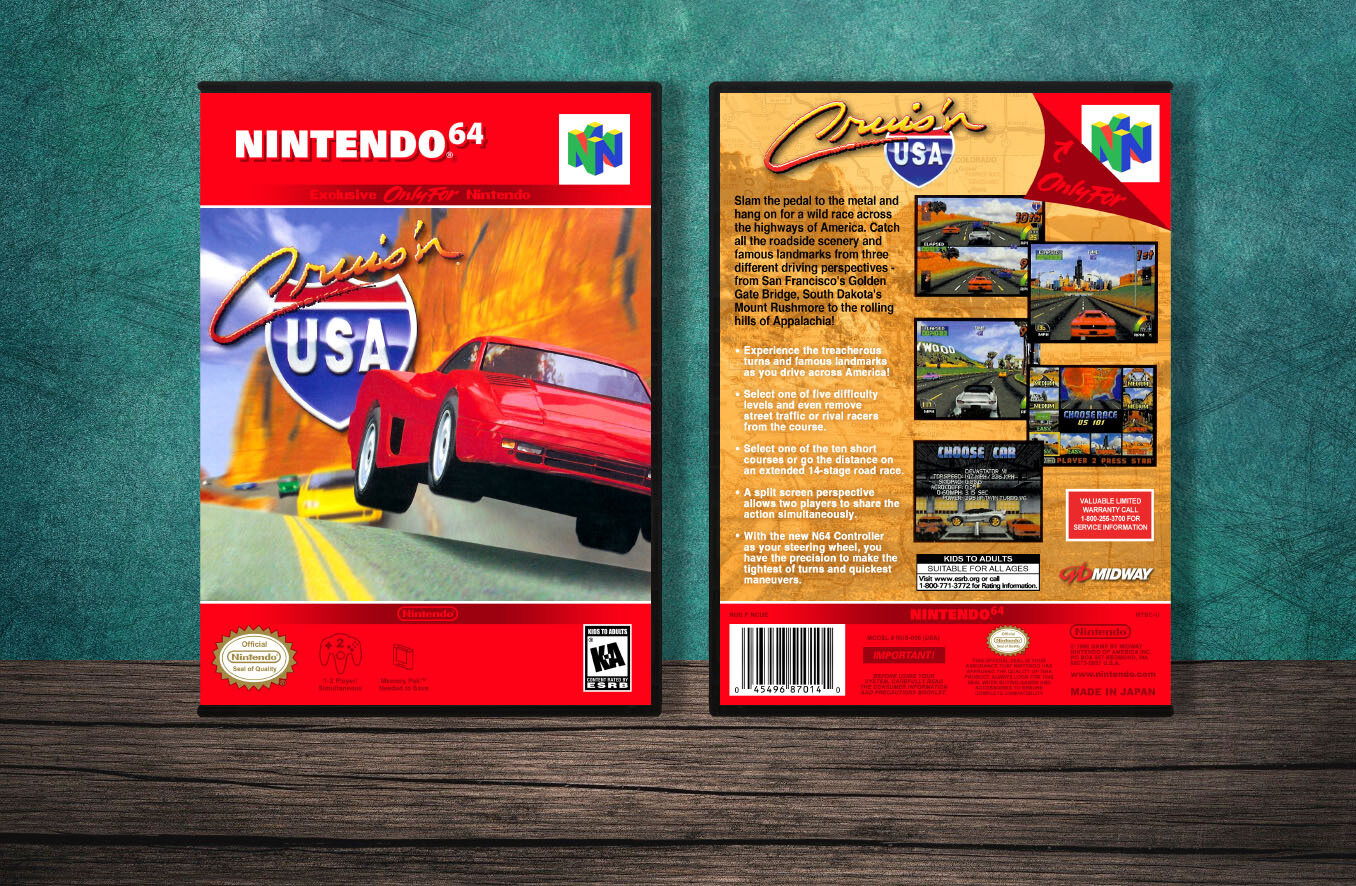 Cruis&#39;n USA, Case Color: DARK GREY (OEM DS CASE COLOR)