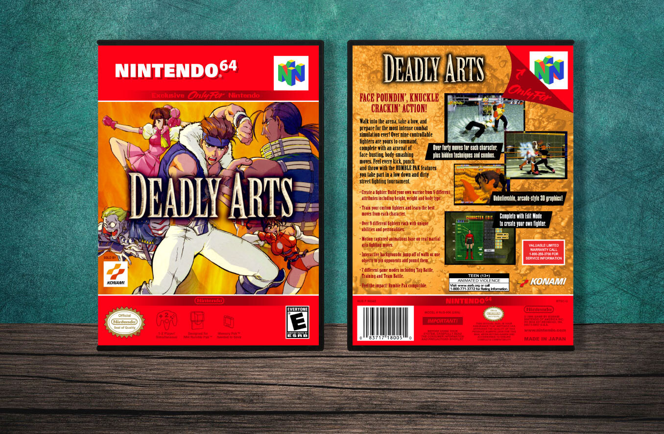 Deadly Arts, Case Color: DARK GREY (OEM DS CASE COLOR)