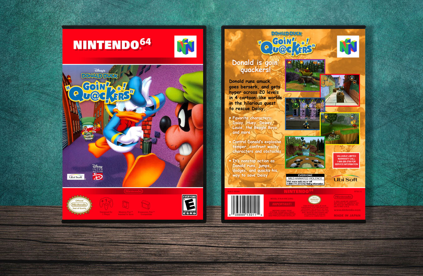 Donald Duck Going Quackers, Case Color: DARK GREY (OEM DS CASE COLOR)