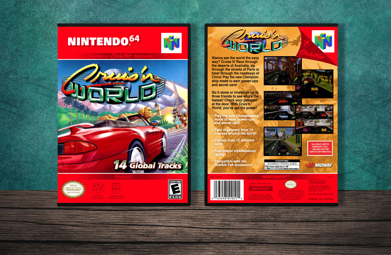 Cruis&#39;n World, Case Color: DARK GREY (OEM DS CASE COLOR)