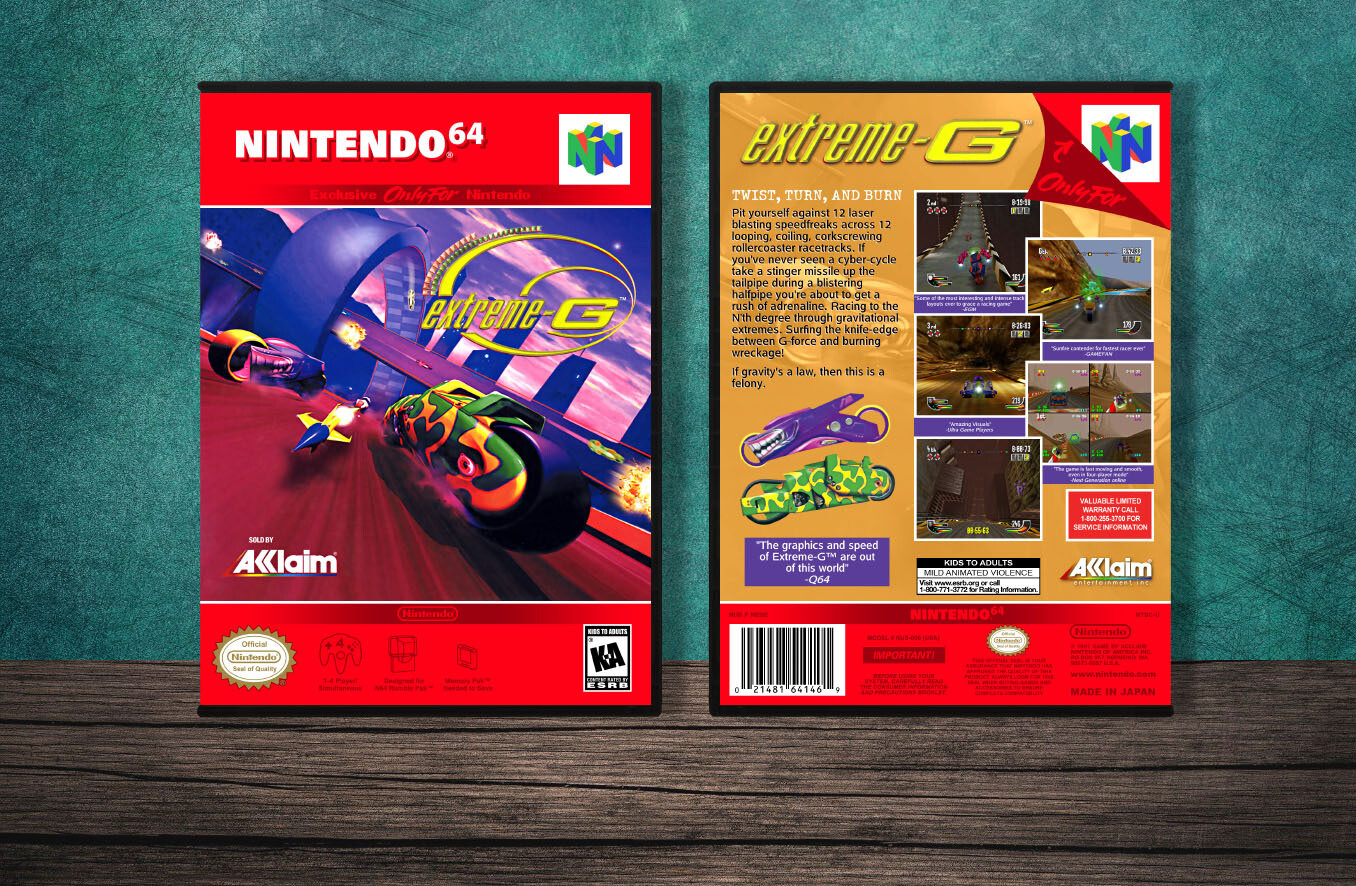 Extreme-G, Case Color: DARK GREY (OEM DS CASE COLOR)