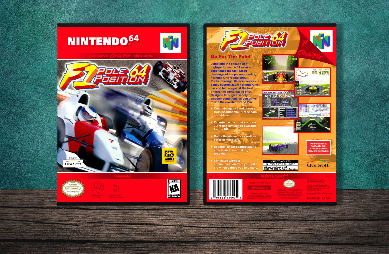 F1 Pole Position 64, Case Color: DARK GREY (OEM DS CASE COLOR)