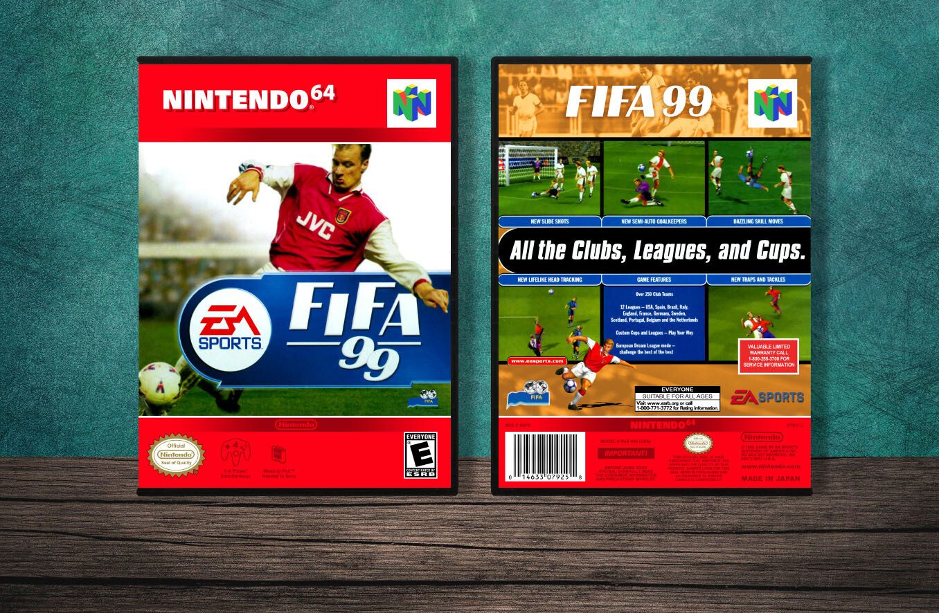 FIFA Soccer &#39;99, Case Color: DARK GREY (OEM DS CASE COLOR)