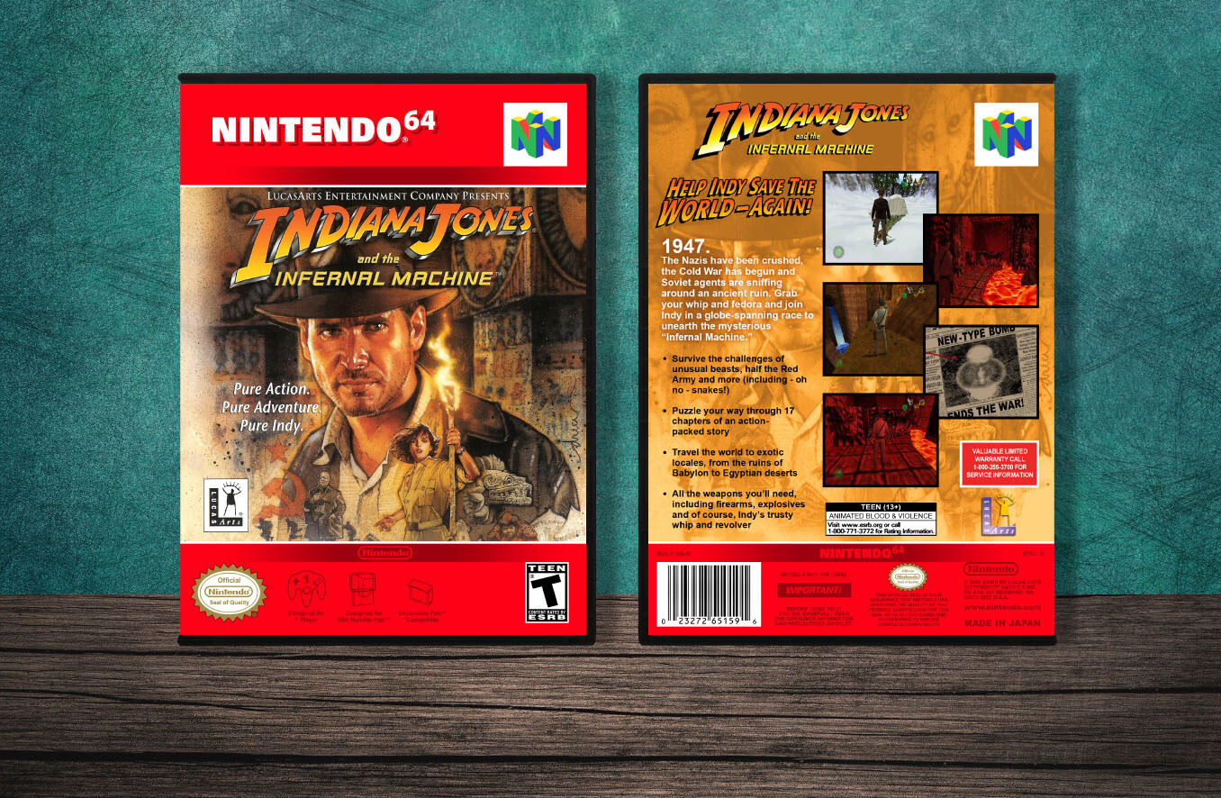 Indiana Jones and the Infernal Machine, Case Color: DARK GREY (OEM DS CASE COLOR)