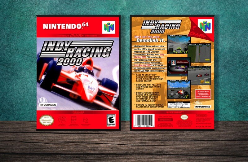 Indy Racing 2000, Case Color: DARK GREY (OEM DS CASE COLOR)