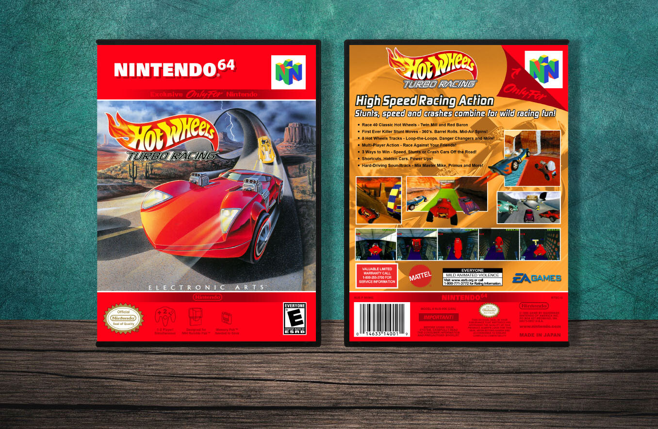 Hot Wheels Turbo Racing, Case Color: DARK GREY (OEM DS CASE COLOR)