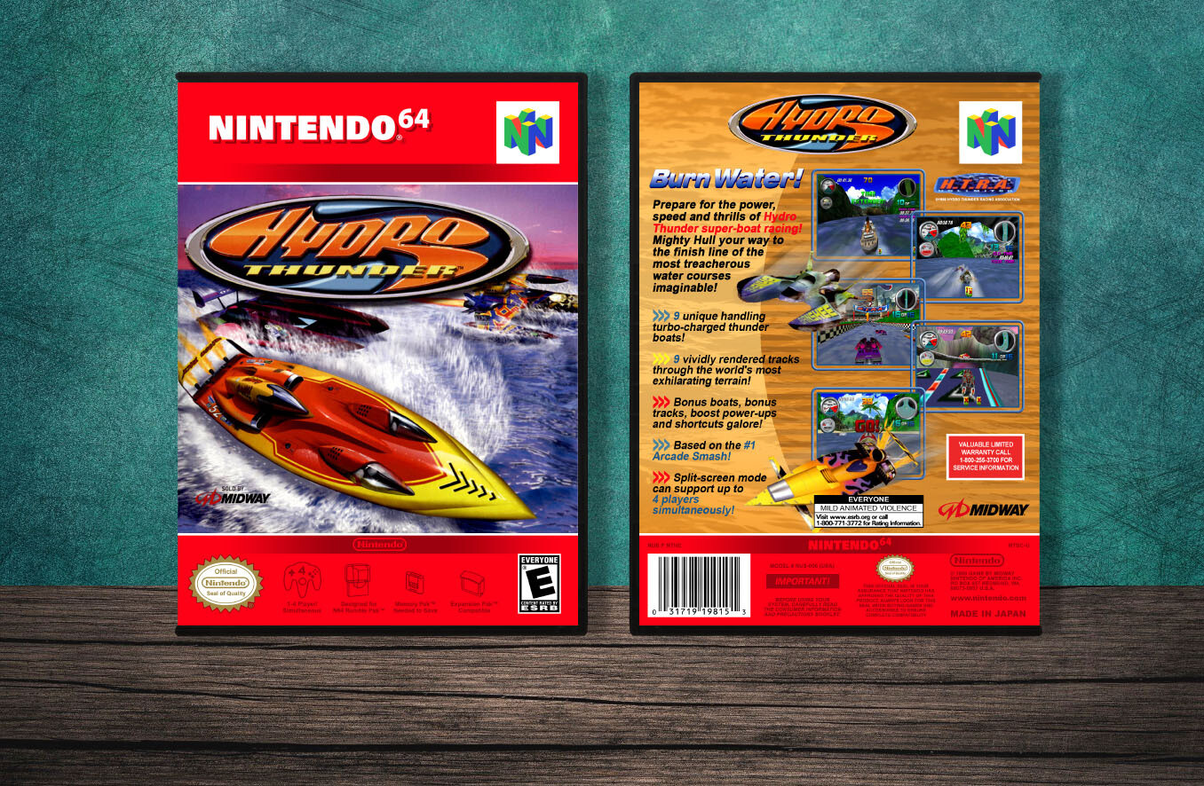 Hydro Thunder, Case Color: DARK GREY (OEM DS CASE COLOR)