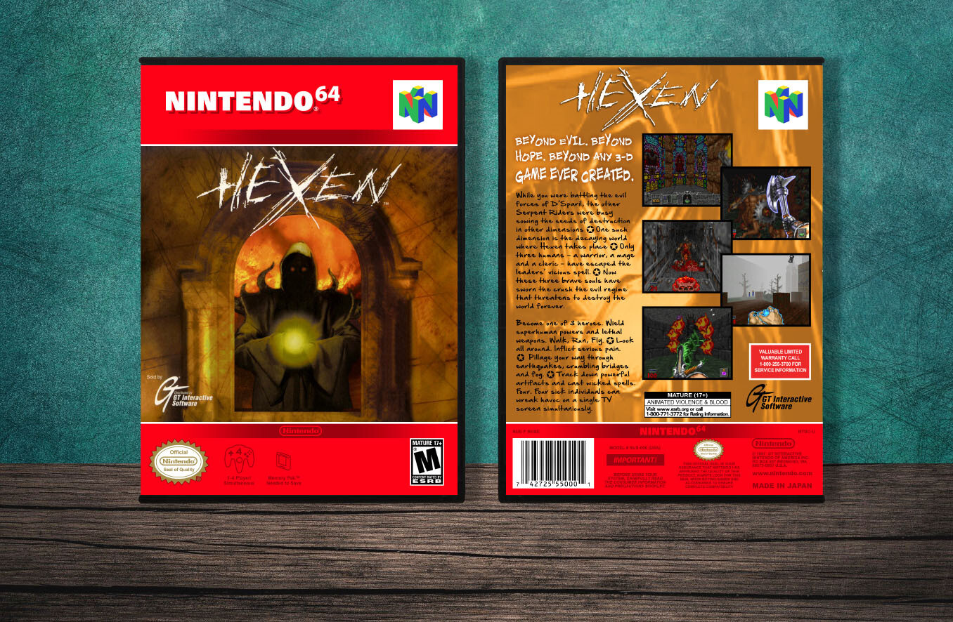 Hexen, Case Color: DARK GREY (OEM DS CASE COLOR)