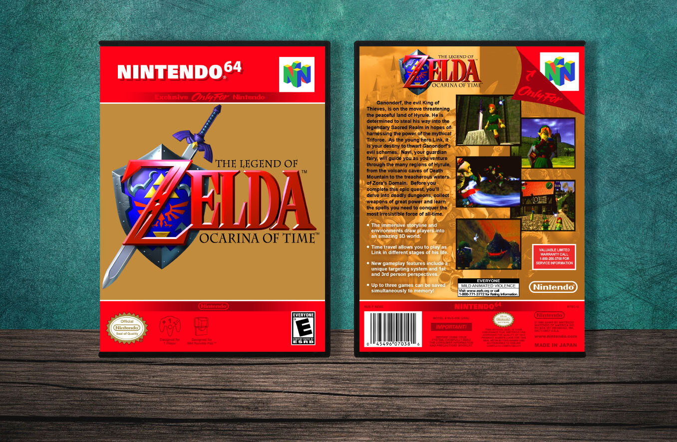 Legend of Zelda: Ocarina of Time, The, Case Color: DARK GREY (OEM DS CASE COLOR)