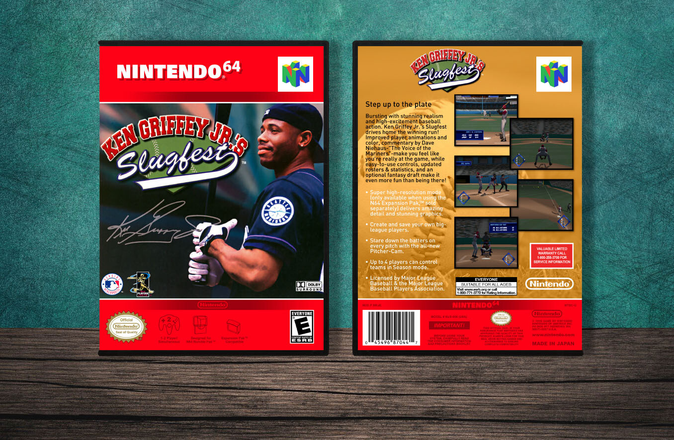 Ken Griffey Jr&#39;s Slugfest, Case Color: DARK GREY (OEM DS CASE COLOR)