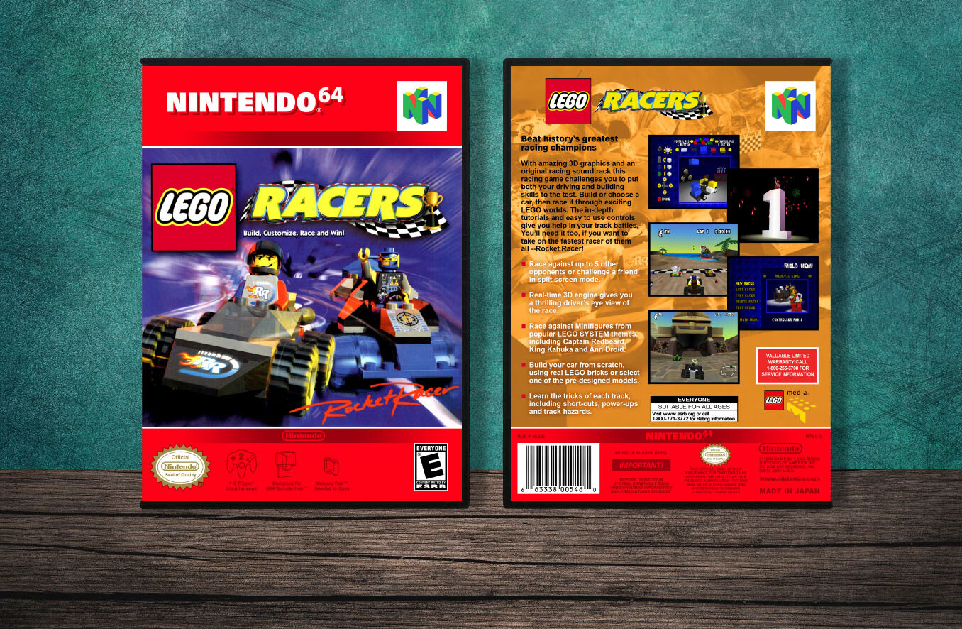 LEGO Racers, Case Color: DARK GREY (OEM DS CASE COLOR)