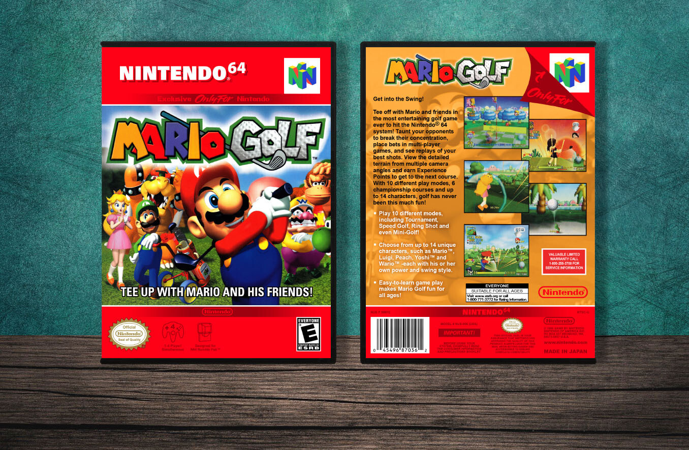 Mario Golf, Case Color: DARK GREY (OEM DS CASE COLOR)