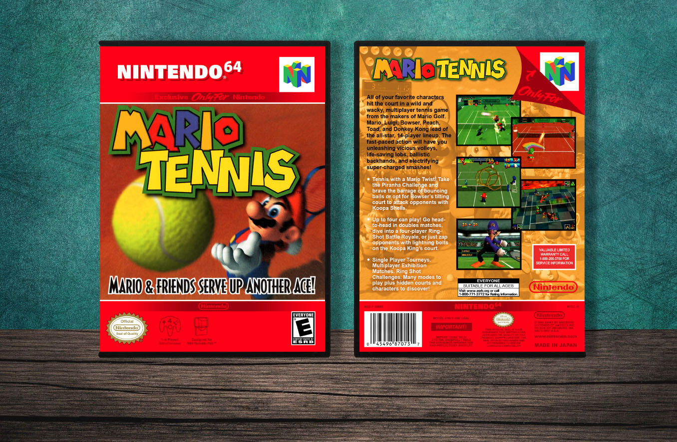 Mario Tennis, Case Color: DARK GREY (OEM DS CASE COLOR)