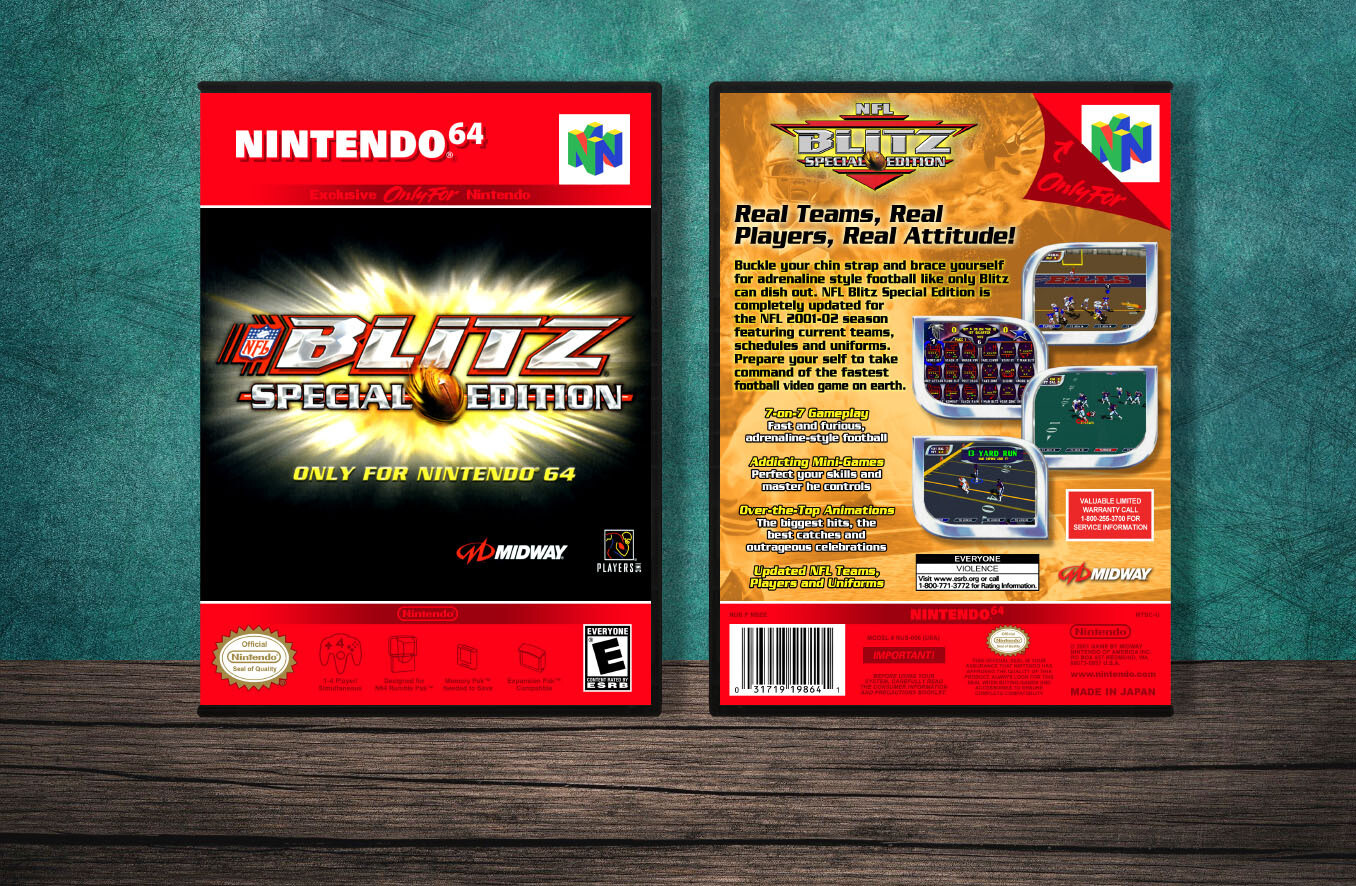NFL Blitz Special Edition, Case Color: DARK GREY (OEM DS CASE COLOR)