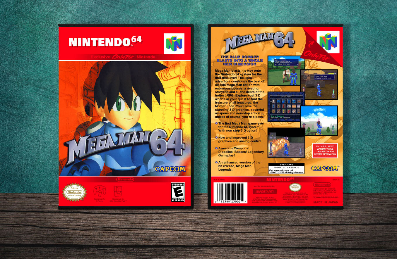 Mega Man 64, Case Color: DARK GREY (OEM DS CASE COLOR)