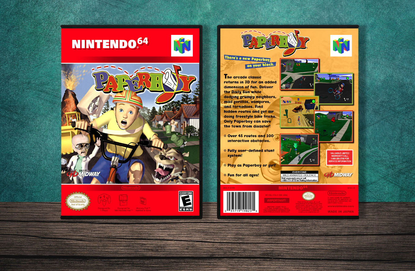 Paperboy, Case Color: DARK GREY (OEM DS CASE COLOR)