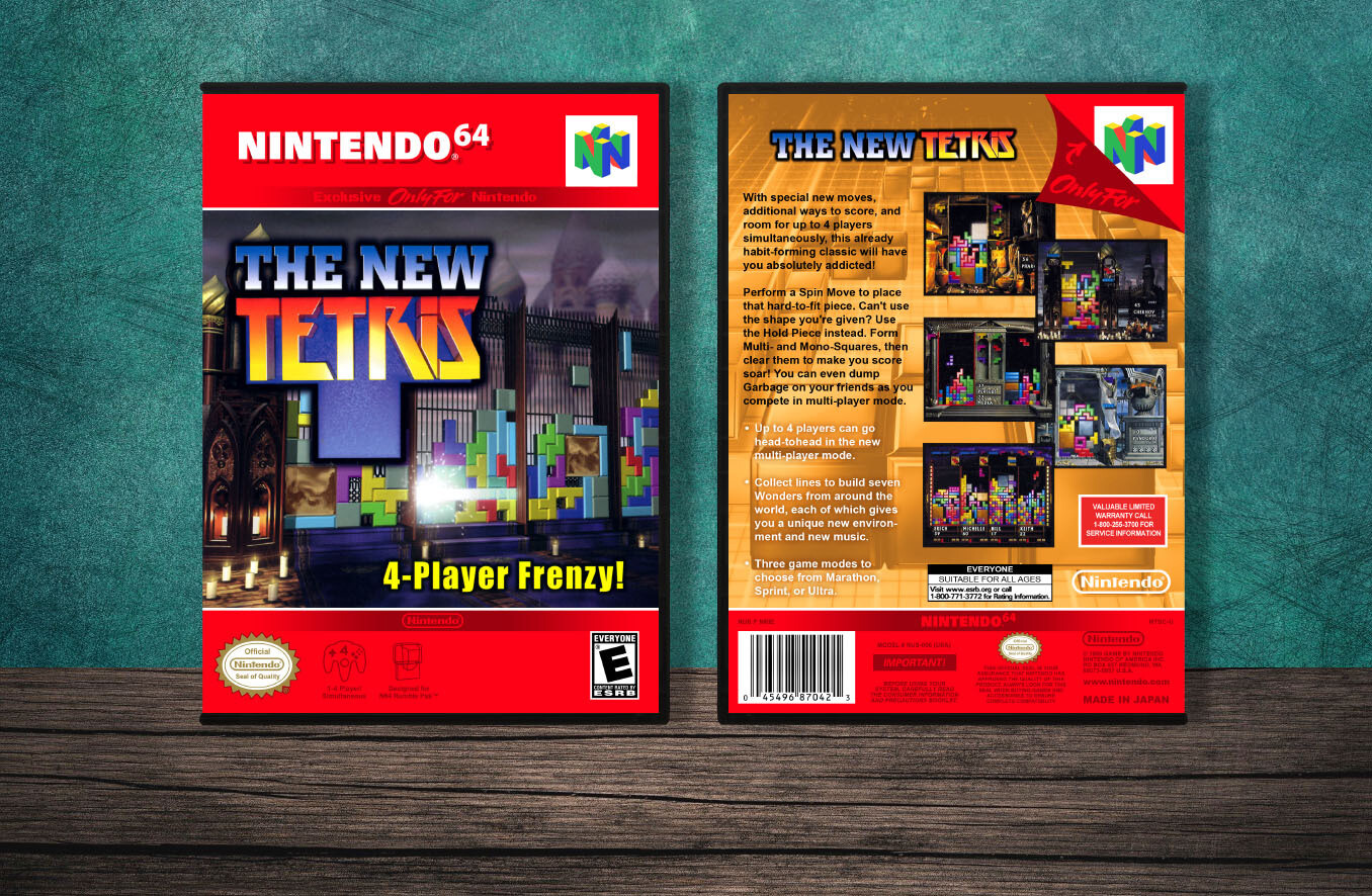 New Tetris, The, Case Color: DARK GREY (OEM DS CASE COLOR)