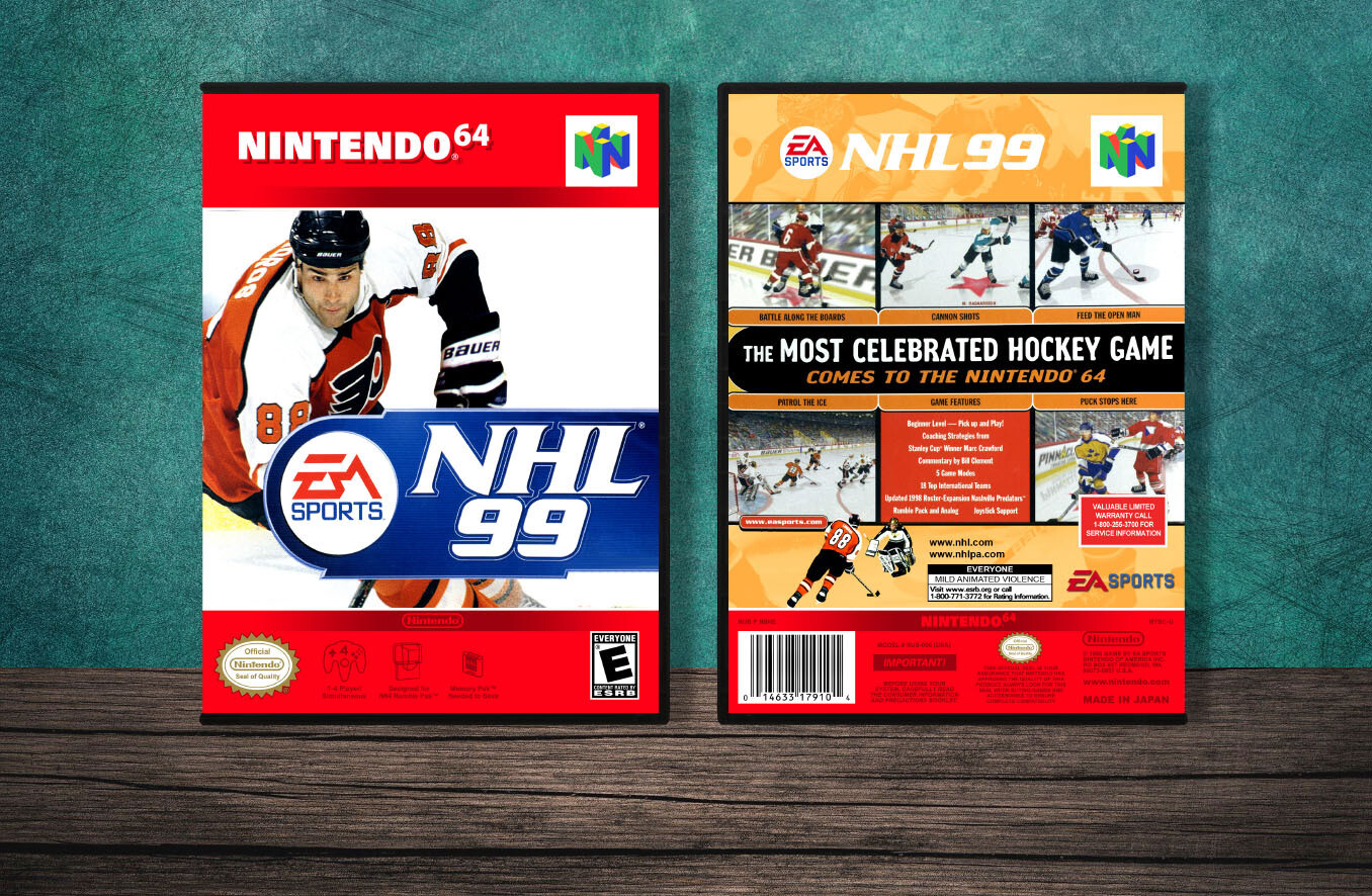 NHL &#39;99, Case Color: GREY (OEM DS CASE COLOR)